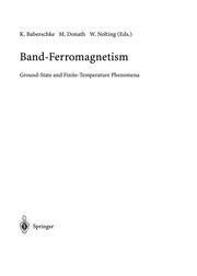 Front cover of Band-ferromagnetism by Wolfgang Nolting