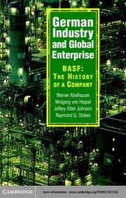 Cover of BASF by Werner Abelshauser