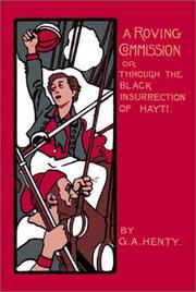 Cover of A roving commission by G. A. Henty
