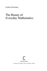 Front cover of The Beauty of Everyday Mathematics by Norbert Herrmann