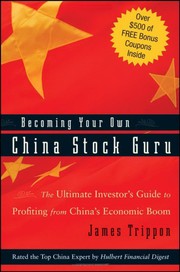 Cover of Becoming your own China stock guru by James Trippon