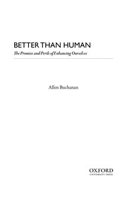 Cover of Better than human by Allen E. Buchanan