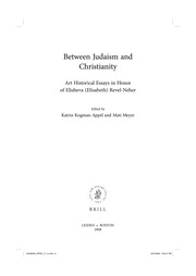 Front cover of Between Judaism and Christianity by Elisabeth Revel-Neher