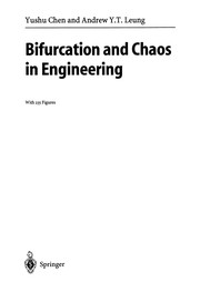 Front cover of Bifurcation and Chaos in Engineering by Yushu Chen