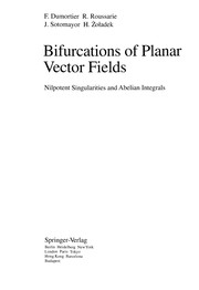 Front cover of Bifurcations of planar vector fields by Freddy Dumortier