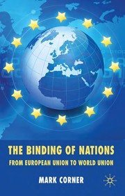Cover of The binding of nations by Mark Corner