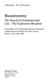 Front cover of Bioastronomy by International Symposium on Bioastronomy (3rd 1990 Val Cenis, France)
