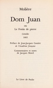 Front cover of Dom Juan, ou, Le festin de Pierre by Molière