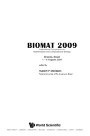 Front cover of BIOMAT 2009 by International Symposium on Mathematical and Computational Biology (9th 2009 Brasilia, Brazil)