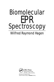 Front cover of Biomolecular EPR Spectroscopy by Wilfred Raymond Hagen