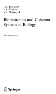 Front cover of Biophotonics and coherent systems in biology by Alexander Gurwitsch Conference (3rd 2004 Simferopol, Crimea, Ukraine)