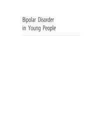 Front cover of Bipolar disorder in young people by Michael Berk