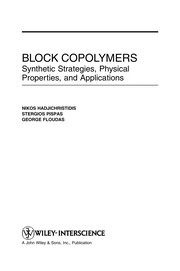 Cover of Block copolymers by Nikos Hadjichristidis