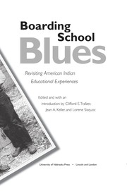Cover of Boarding school blues by Clifford E. Trafzer