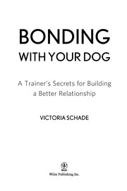 Cover of Bonding with your dog by Victoria Schade