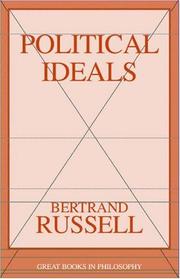 Front cover of Political Ideals (Great Books in Philosophy) by Bertrand Russell