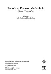 Cover of Boundary Element Methods in Heat Transfer by L. C. Wrobel