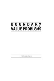 Cover of Boundary value problems and partial differential equations by David L. Powers