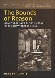 Cover of The bounds of reason by Herbert M. Gintis