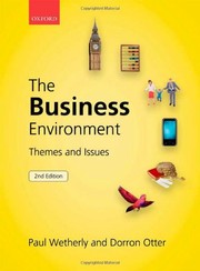 Cover of The Business Environment: Themes and Issues by Paul Wetherly