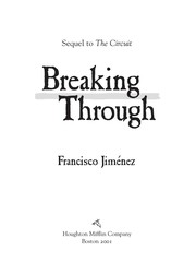 Cover of Breaking Through by Francisco Jimenez
