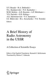 Front cover of A Brief History of Radio Astronomy in the USSR by S. Y. Braude