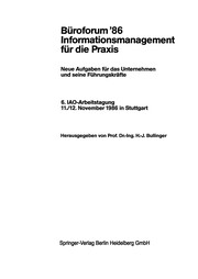 Cover of Büroforum '86 Informationsmanagement für die Praxis by Hans-Jörg Bullinger