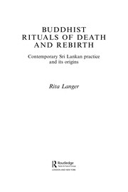 Front cover of Buddhist rituals of death and rebirth by Rita Langer