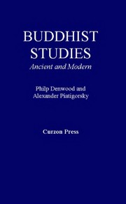 Cover of Buddhist studies by Philip Denwood