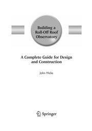 Front cover of Building a roll-off roof observatory by John Hicks