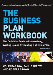 Cover of The business plan workbook by Colin Barrow