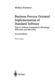 Cover of Business Process Oriented Implementation of Standard Software by Mathias Kirchmer