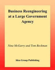 Front cover of Business reengineering at a large government agency by Nina McGarry