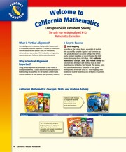 Front cover of California mathematics by Mary Behr Altieri