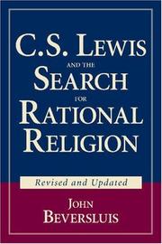 Front cover of C.S. Lewis and the search for rational religion by John Beversluis