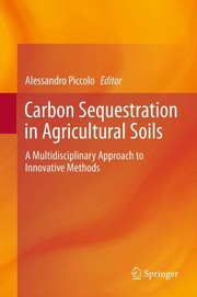 Front cover of Carbon Sequestration in Agricultural Soils by Alessandro Piccolo