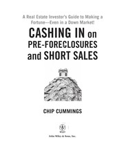 Cover of Cashing in on pre-foreclosures and short sales by Chip Cummings