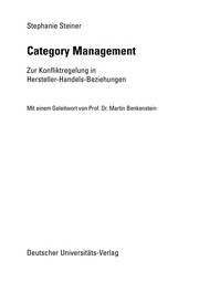 Cover of Category Management by Stephanie Steiner