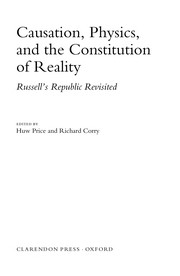 Cover of Causation, physics, and the constitution of reality by Huw Price