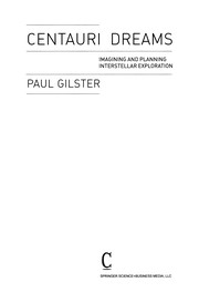 Cover of Centauri Dreams by Paul Gilster