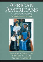 Front cover of African Americans by Darlene Clark Hine