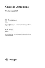 Front cover of Chaos in Astronomy by P. A. Patsis