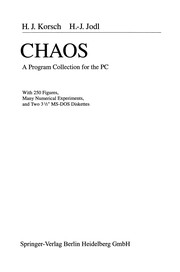 Cover of Chaos by H. J. Korsch
