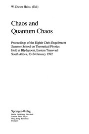 Front cover of Chaos and quantum chaos by Chris Engelbrecht Summer School on Theoretical Physics (8th 1992 Blydepoort, South Africa)