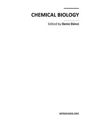 Front cover of Chemical biology by Deniz Ekinci