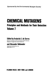 Cover of Chemical Mutagens by Frederick J. Serres