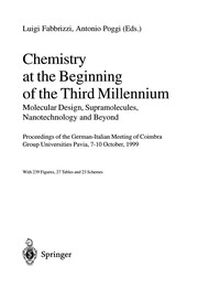 Cover of Chemistry at the Beginning of the Third Millennium by Luigi Fabbrizzi