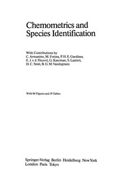 Front cover of Chemometrics and species identification by C. Armanino