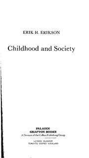 Front cover of Childhood and society. by Erik H. Erikson