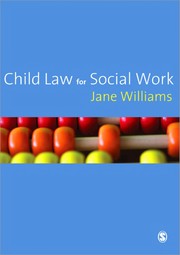 Cover of Child Law for Social Work by Jane Williams
